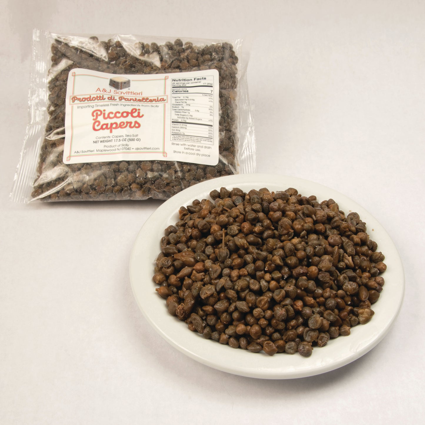 IGP Capers Piccoli Size (500g)